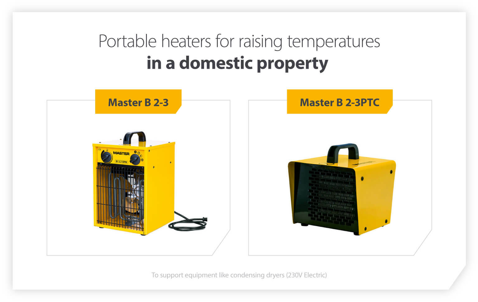 Master portable heaters