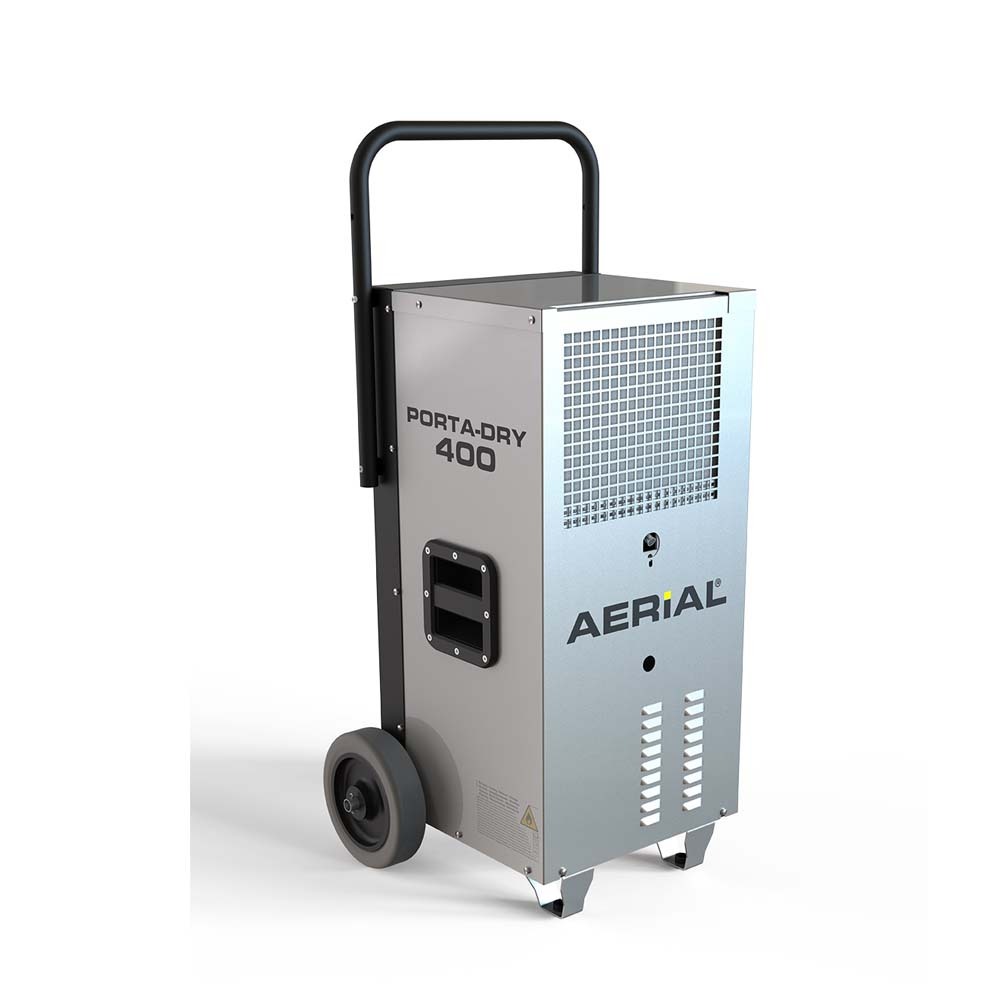 Aerial PORTA-DRY 400 building dryer