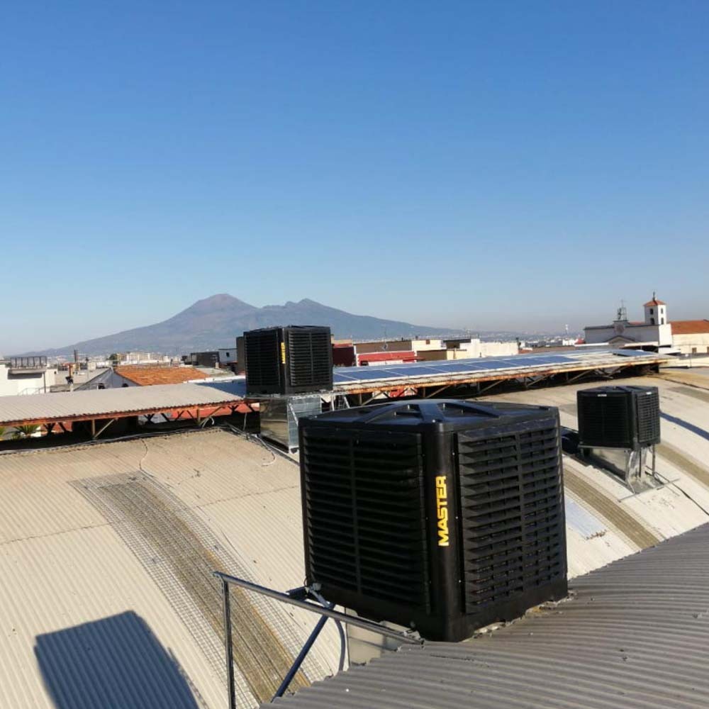 Master BCM-Kühler auf dem Dach installiert Auf dem Dach installierte BCM-Kühler