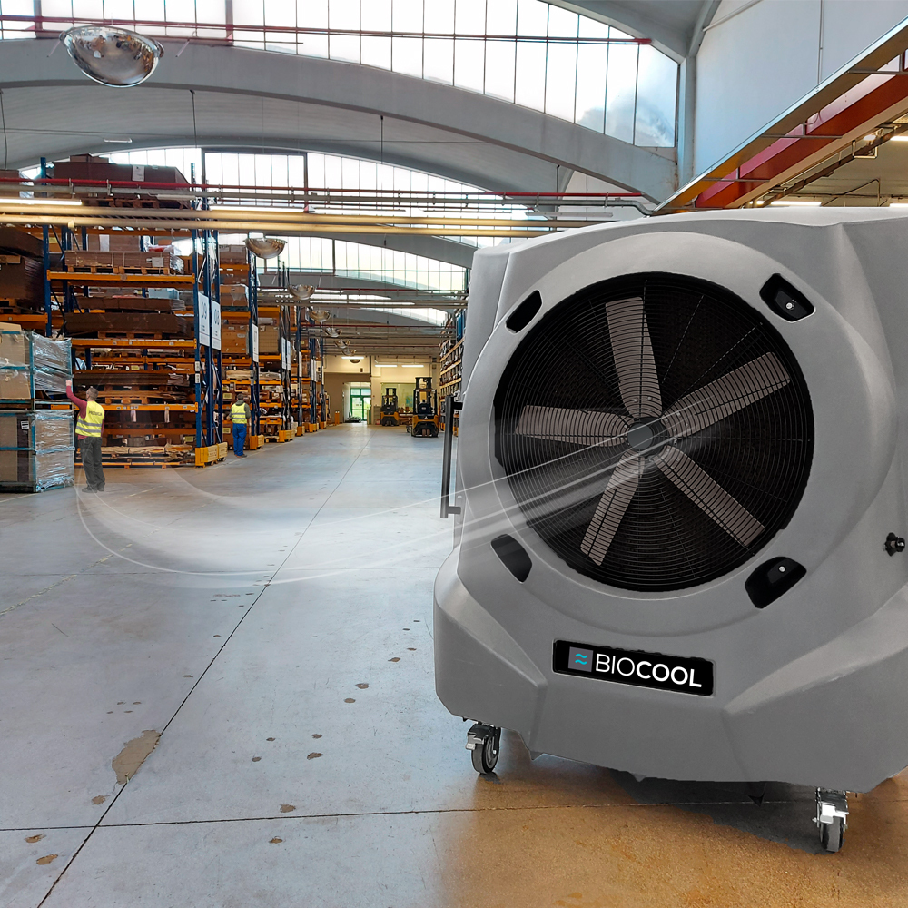 Biocool Wind Force 10 - applicazione in fabbrica