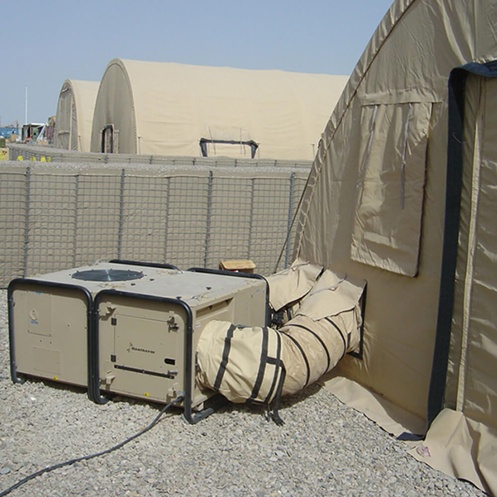 Installation de la tente Dantherm AC-M11