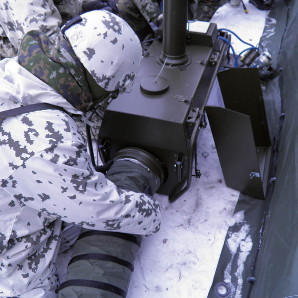 Installing a VA-M40 MKII tent heater
