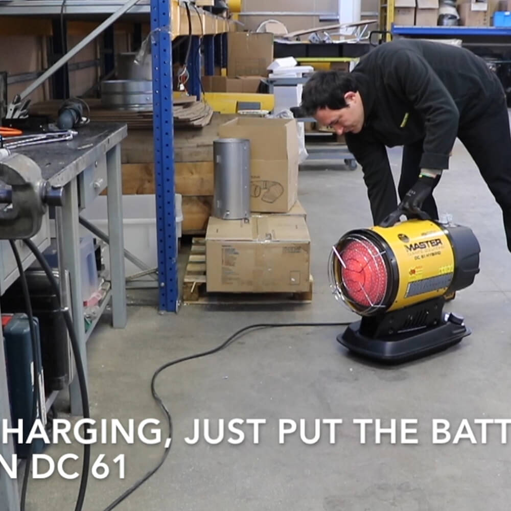 How to use and unpack your Master DC 61 heater