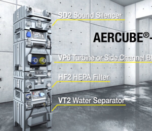 Aerial AERCUBE tørketeknologi system video