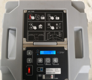Aerial AD 740 control panel