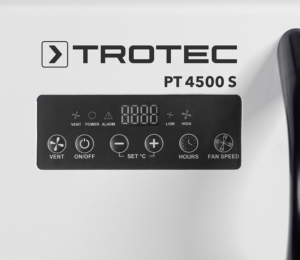 Trotec PT 4500 S operating panel